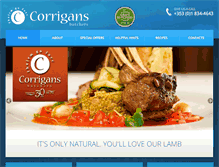 Tablet Screenshot of corrigansbutchers.com